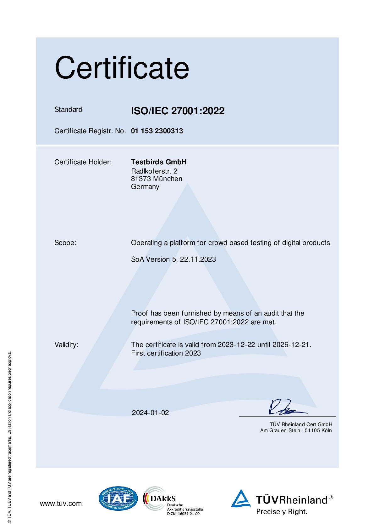 ISMS ISO27001-2022 Certification_EN